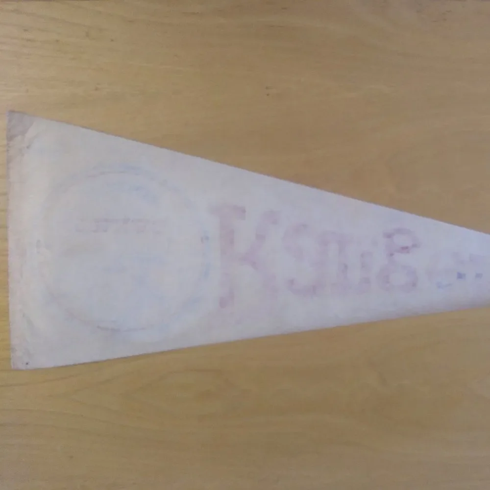 Vintage 60s Texas Rangers MLB Pennant Flag